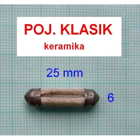 POJISTKA KLASIK 8A, keramika