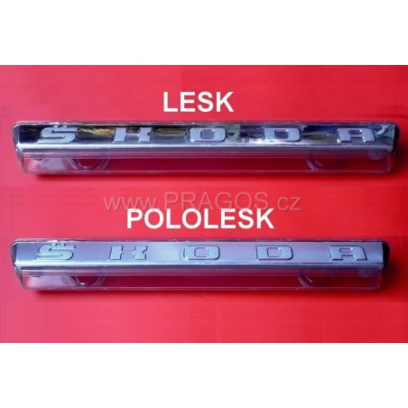 POROVNÁNÍ OSVĚTLENÍ SPZ, lesk - pololesk, Š100-110R, ===>