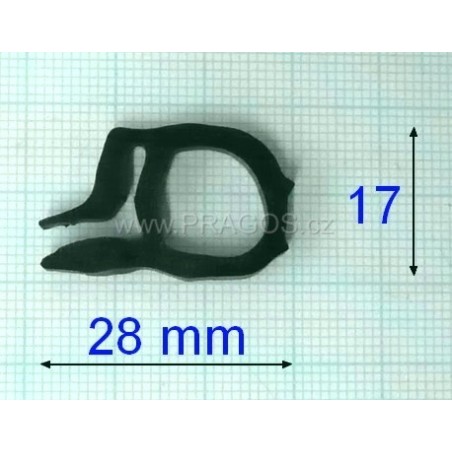 GUMA KUFRU, MB-MBX, cena=ks=3, 7m=vůz