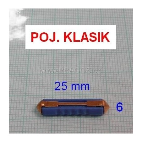 POJISTKA KLASIK 15A, plast