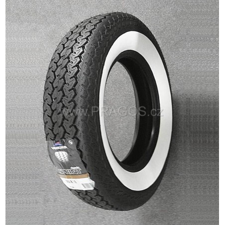 VREDESTEIN sprint classic, radiál, 185/80 R15", Bílá 6 cm, jako diagonal 6, 40–15 a 6, 70–15