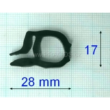 GUMA KUFRU, Š100-110R, cena=ks=3, 9m=vůz