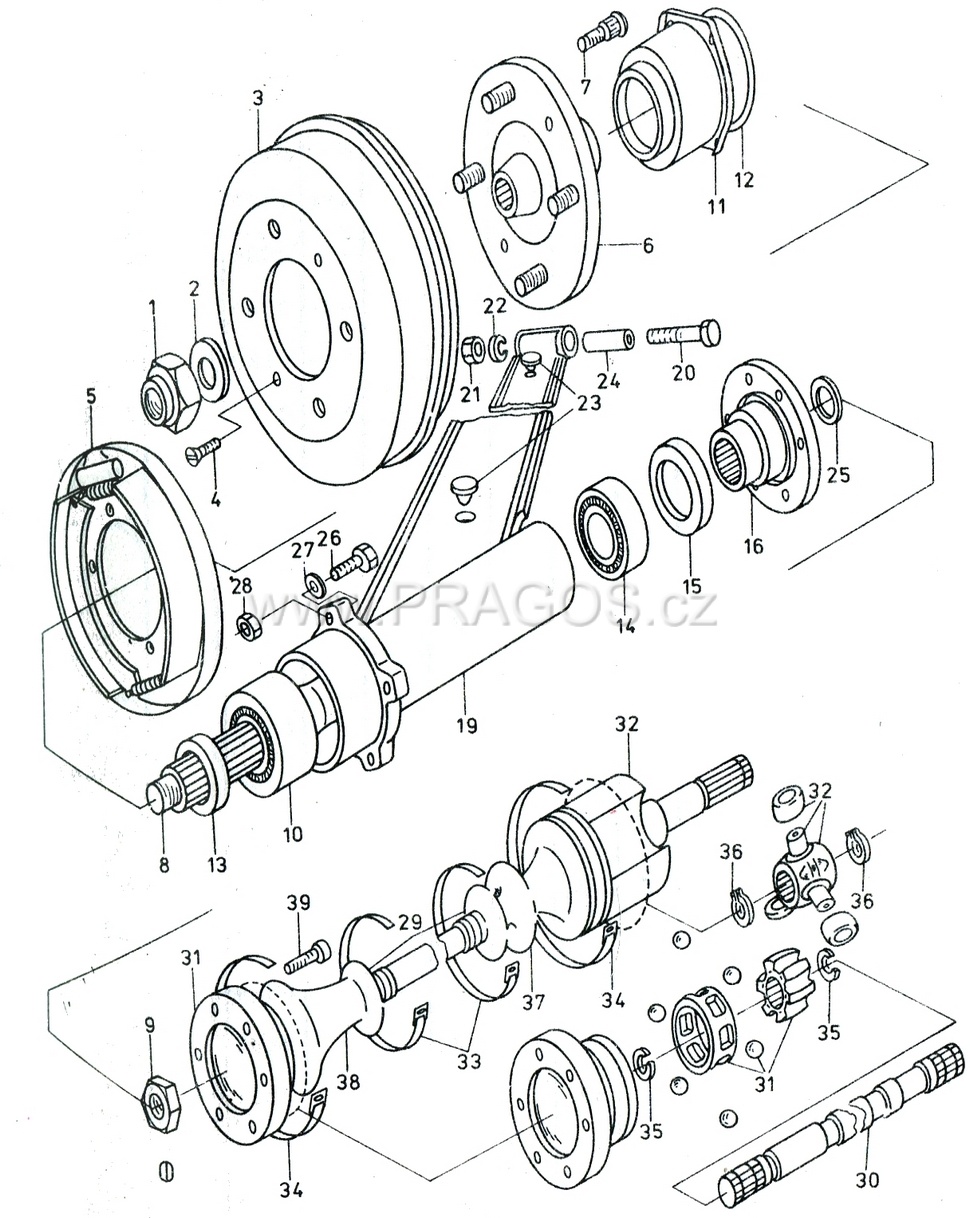 Diagram náhradních dílů