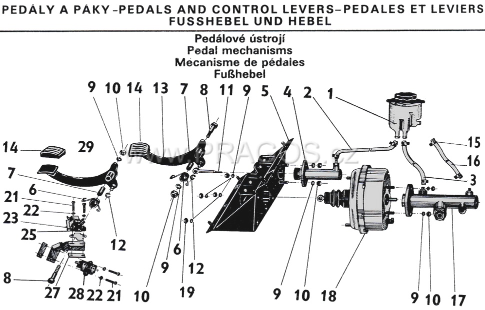 Diagram náhradních dílů