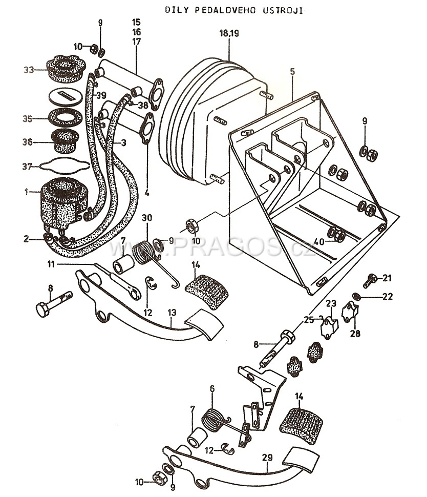 Diagram náhradních dílů