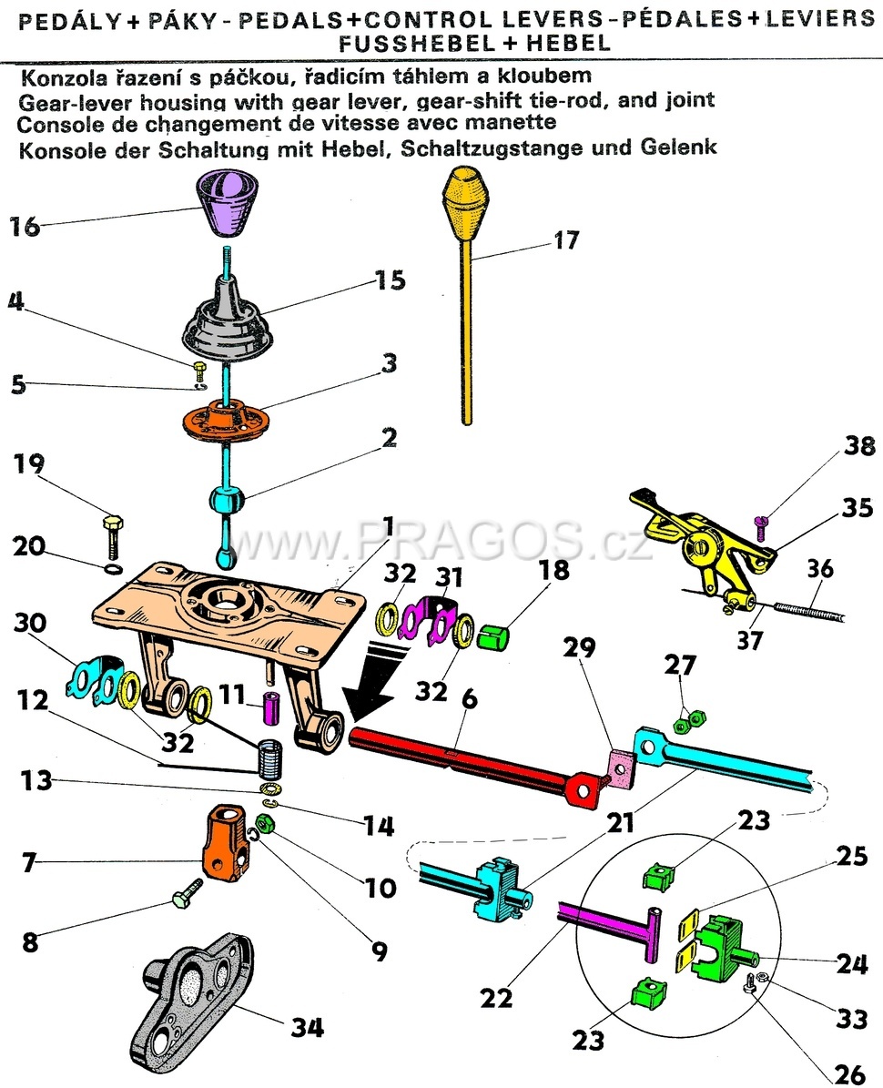 Diagram náhradních dílů