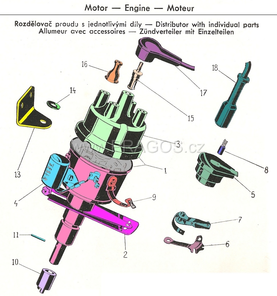 Diagram náhradních dílů