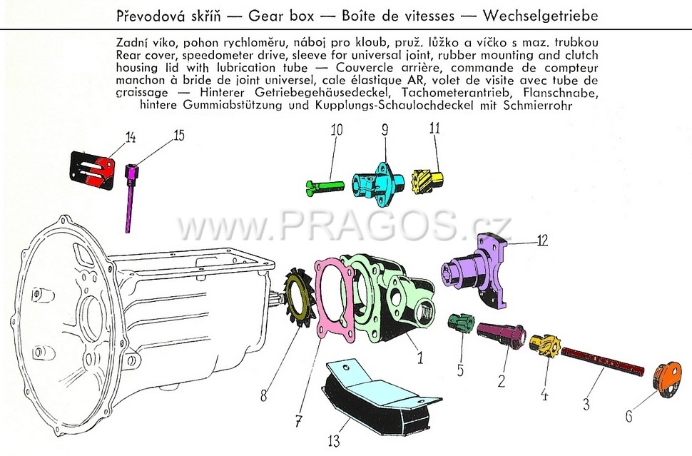 Diagram náhradních dílů