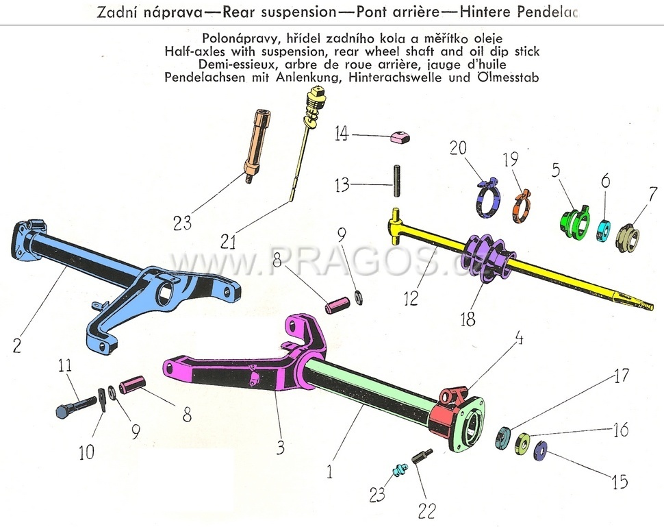 Diagram náhradních dílů