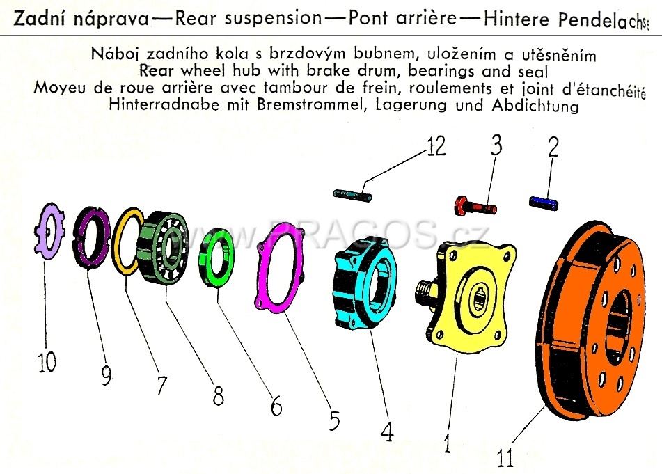 Diagram náhradních dílů