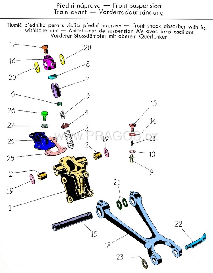 Diagram náhradních dílů