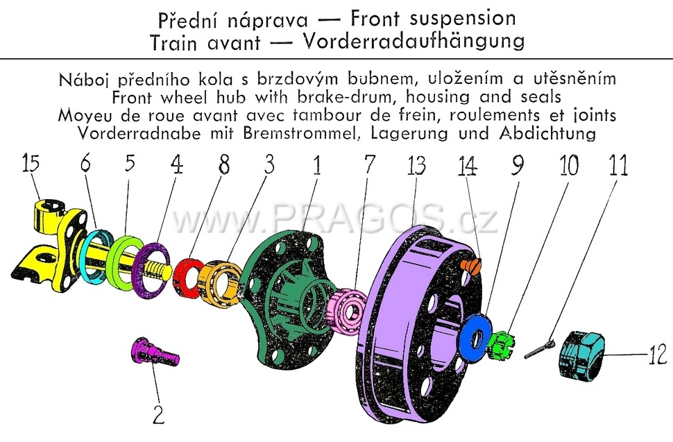 Diagram náhradních dílů