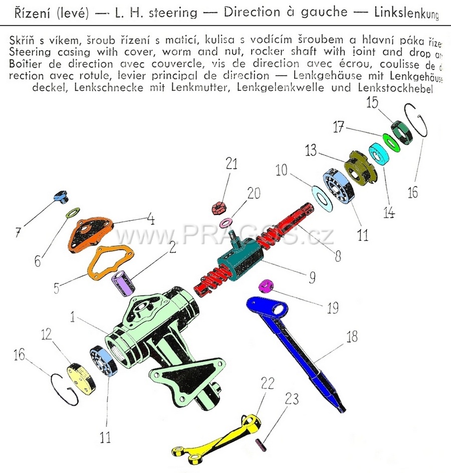 Diagram náhradních dílů