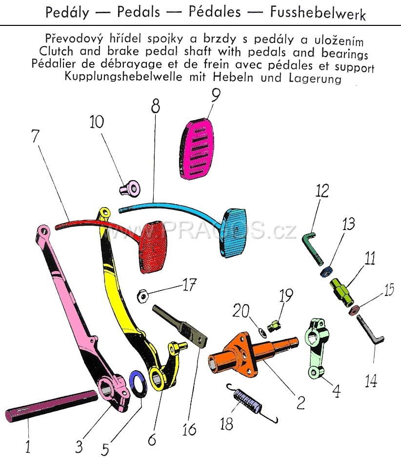 Diagram náhradních dílů