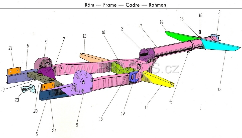 Diagram náhradních dílů