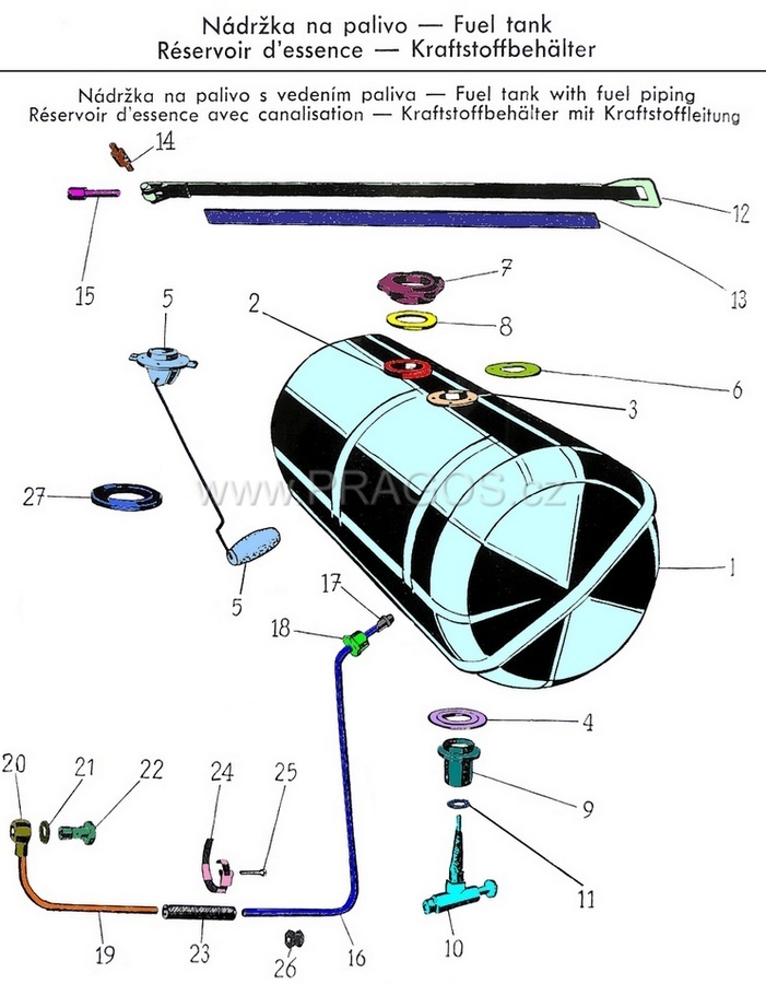 Diagram náhradních dílů