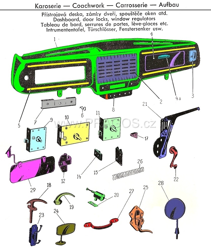 Diagram náhradních dílů