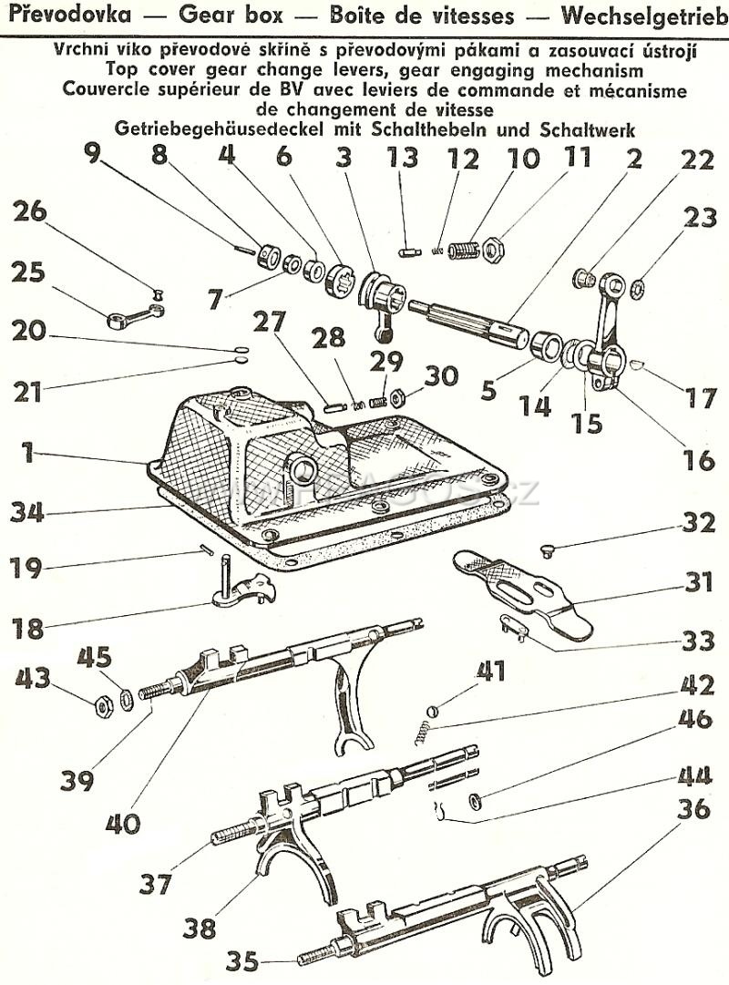 Diagram náhradních dílů