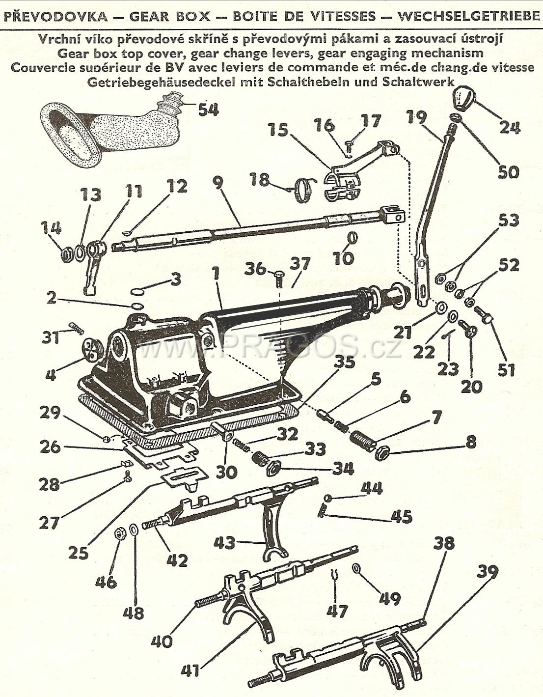 Diagram náhradních dílů