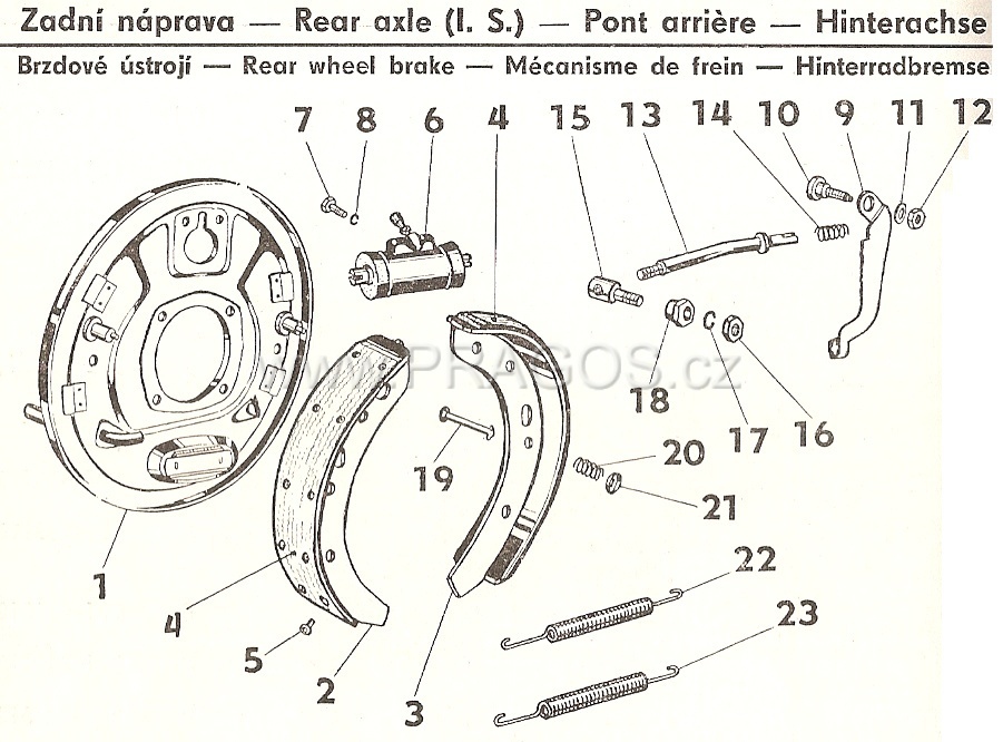 Diagram náhradních dílů