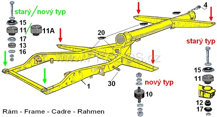 Diagram náhradních dílů