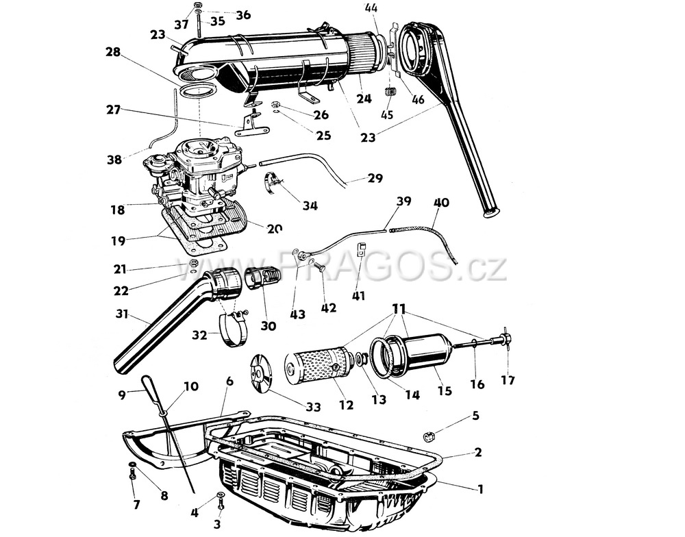 Diagram náhradních dílů