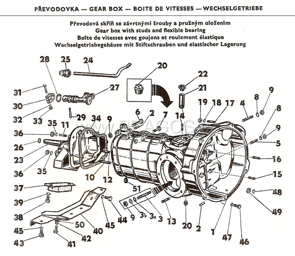 Diagram náhradních dílů