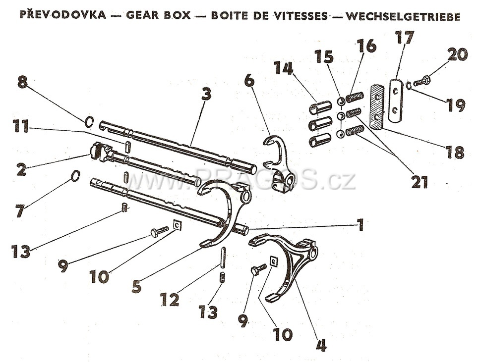 Diagram náhradních dílů