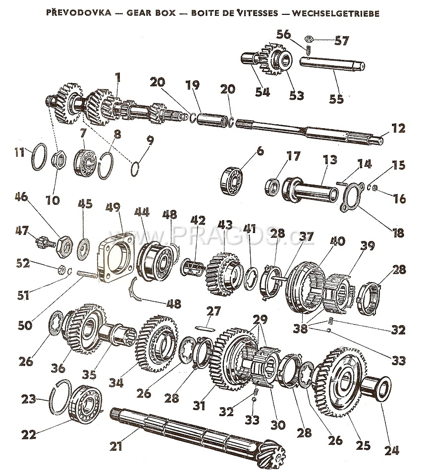 Diagram náhradních dílů