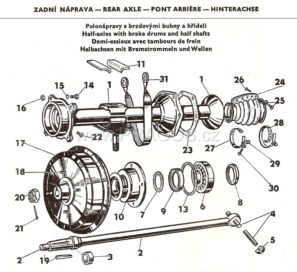 Diagram náhradních dílů