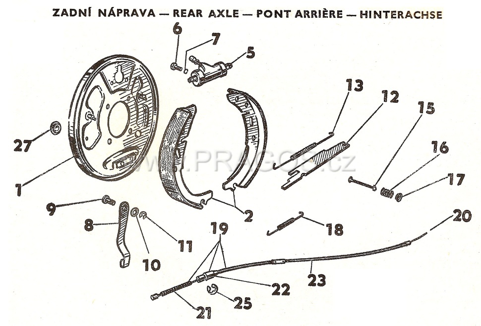 Diagram náhradních dílů