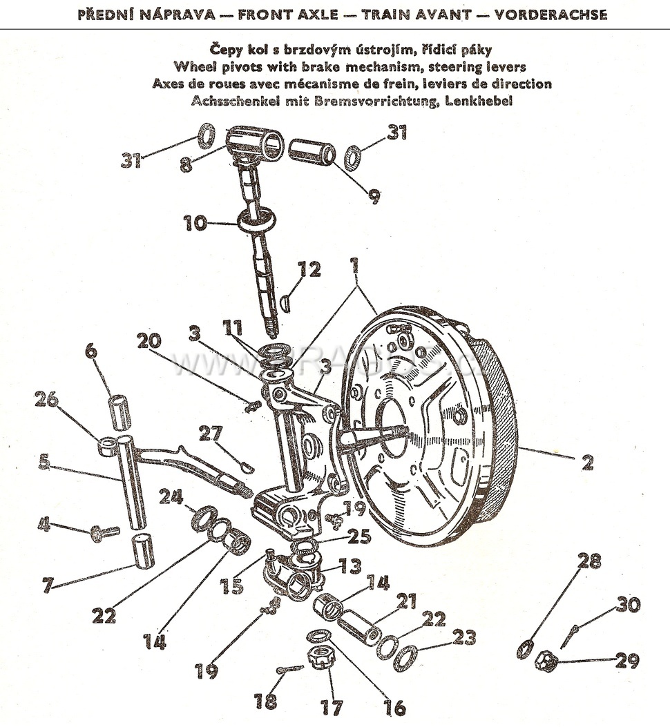 Diagram náhradních dílů