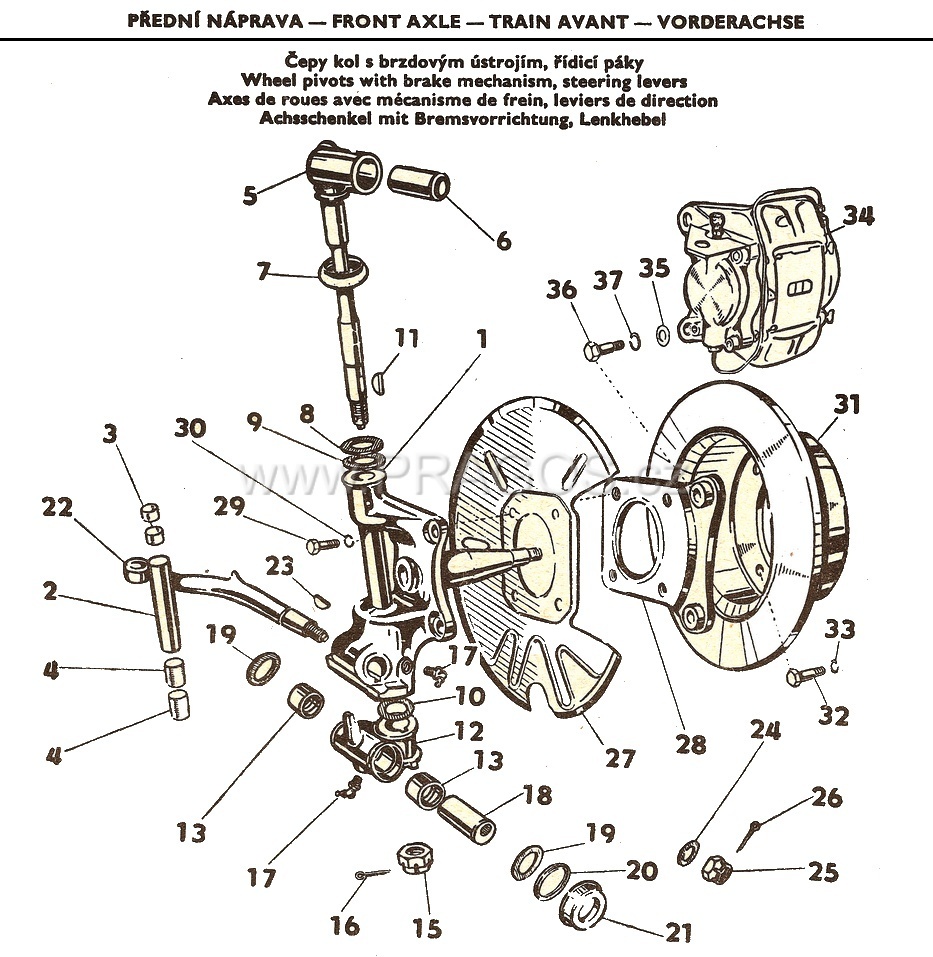 Diagram náhradních dílů