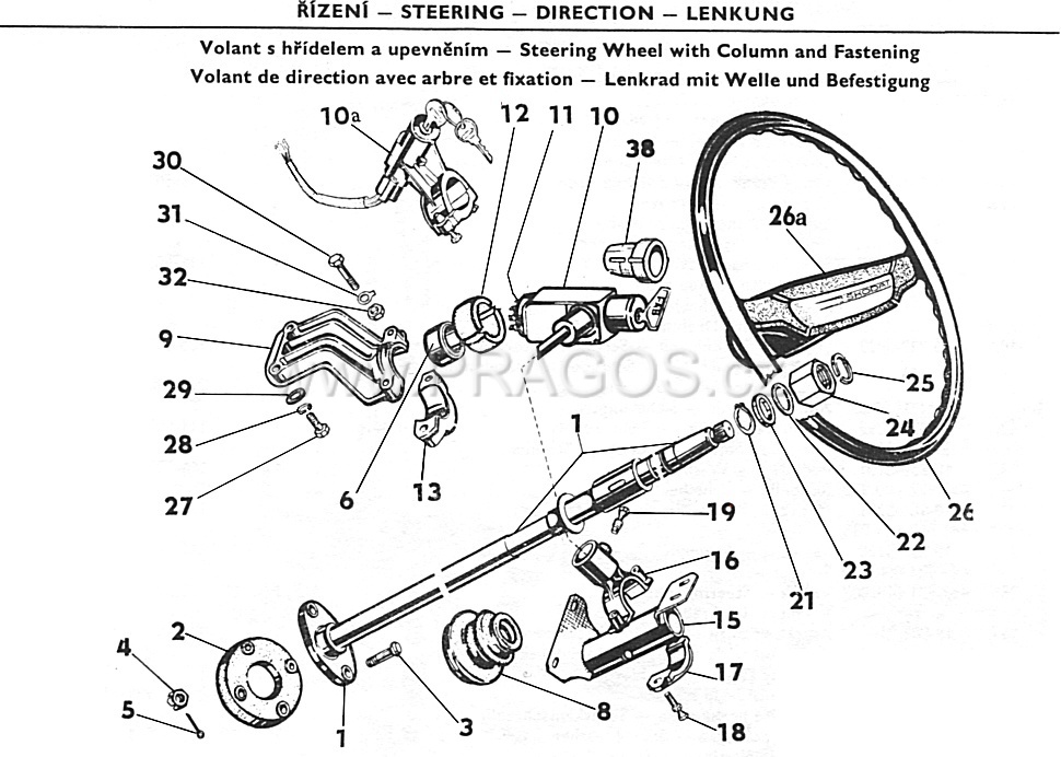 Diagram náhradních dílů