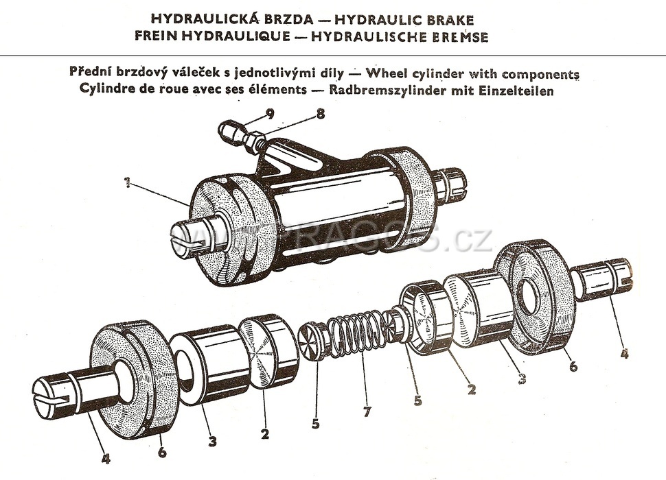 Diagram náhradních dílů