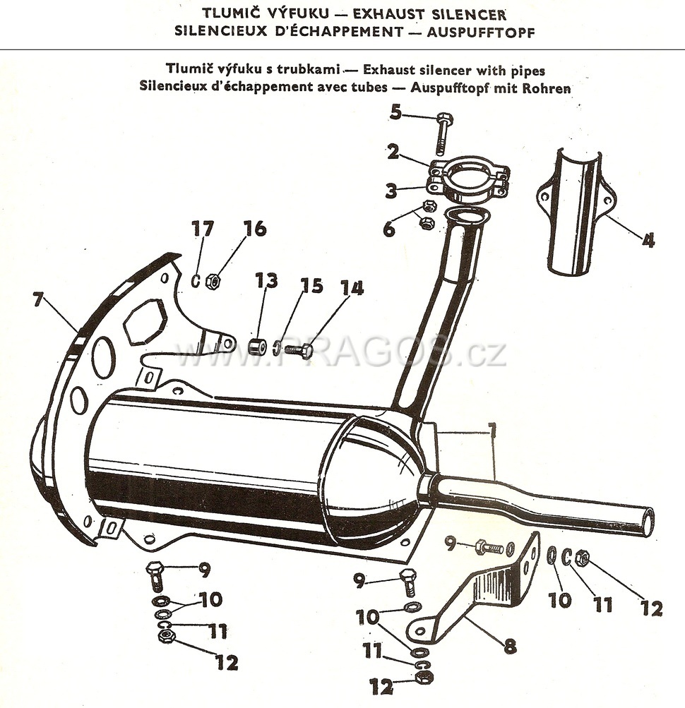 Diagram náhradních dílů