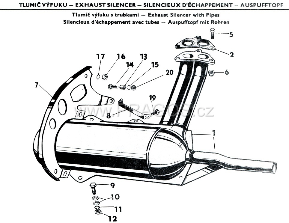 Diagram náhradních dílů