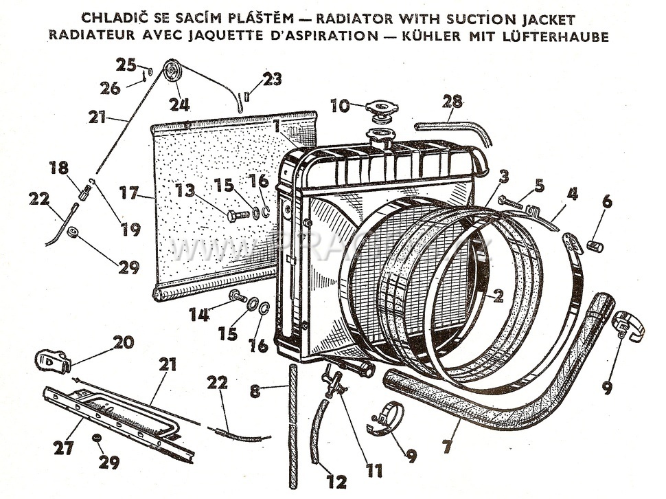 Diagram náhradních dílů