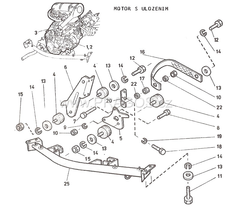 Diagram náhradních dílů