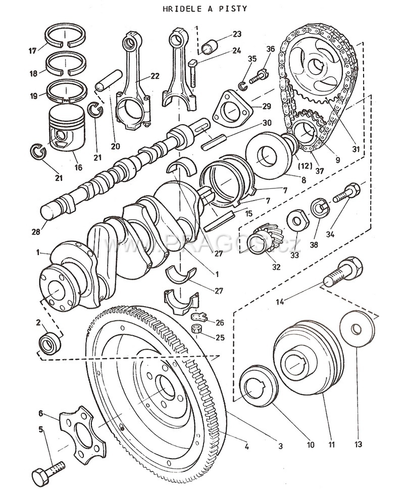 Diagram náhradních dílů