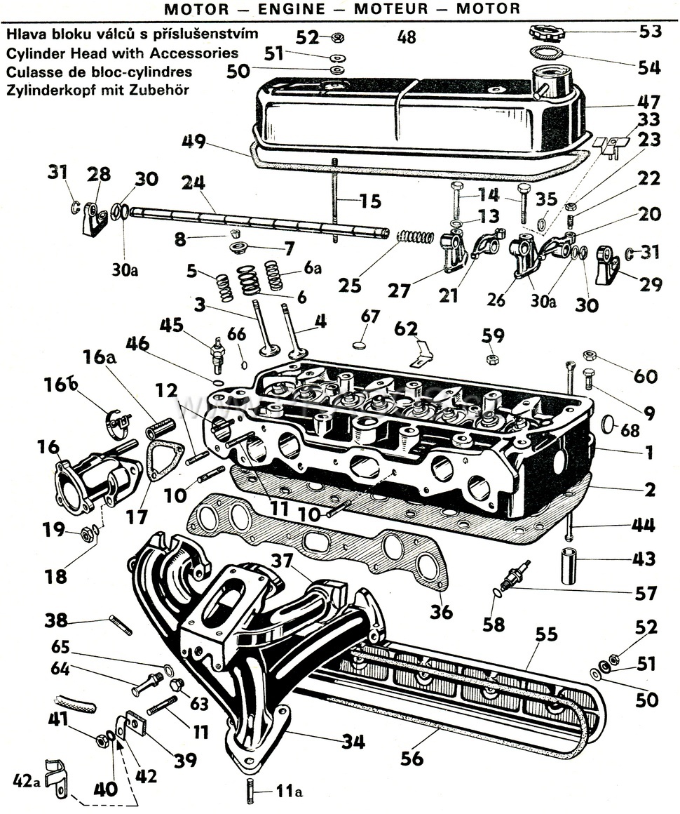 Diagram náhradních dílů