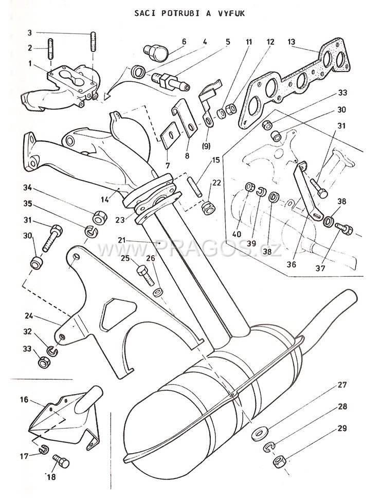 Diagram náhradních dílů