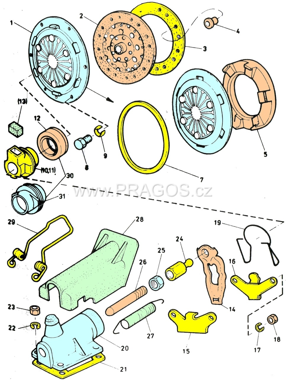 Diagram náhradních dílů