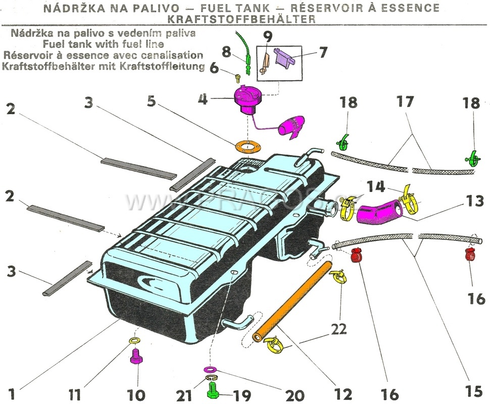 Diagram náhradních dílů