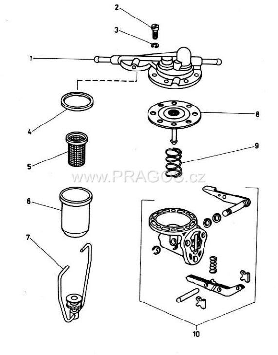 Diagram náhradních dílů