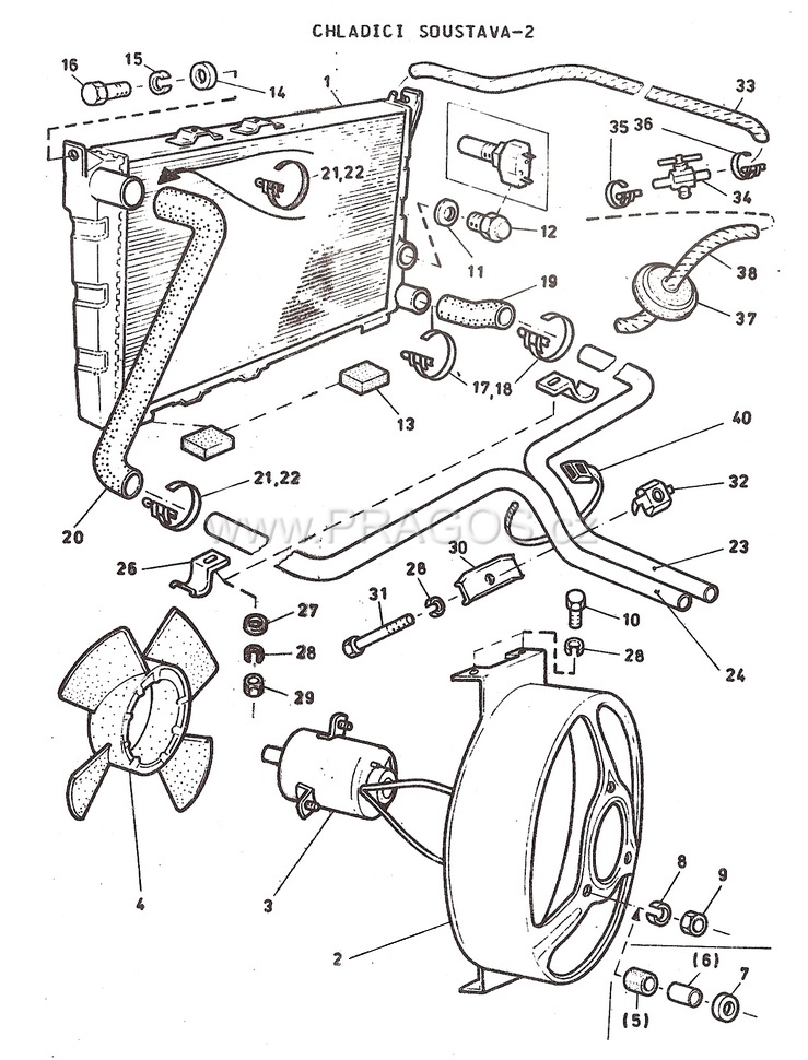 Diagram náhradních dílů